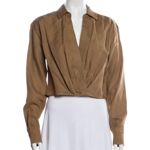 Marissa Webb Linen Top - Picture 1 of 2